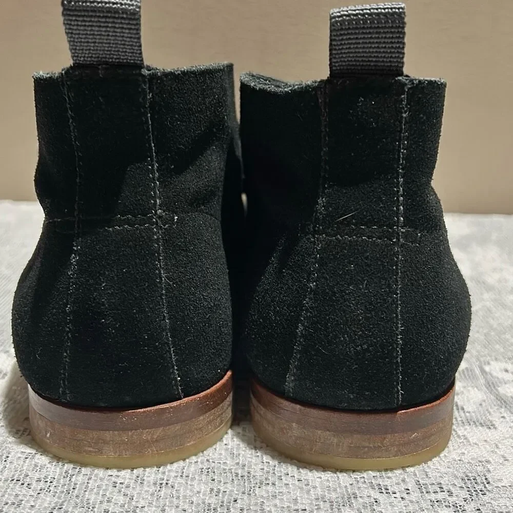 Calvin Klein Farnel Black Oily Suede boots Men’s 10 Chukka shoes